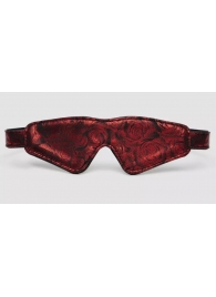 Двусторонняя красно-черная маска на глаза Reversible Faux Leather Blindfold - Fifty Shades of Grey - купить с доставкой в Димитровграде