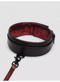 Стильный ошейник с поводком Reversible Faux Leather Collar and Lead - Fifty Shades of Grey - купить с доставкой в Димитровграде