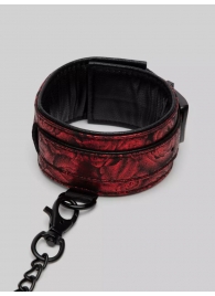 Красно-черные оковы Reversible Faux Leather Ankle Cuffs - Fifty Shades of Grey - купить с доставкой в Димитровграде