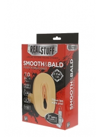 Мастурбатор-вагина с вибрацией и выносным пультом управления REALSTUFF SMOOTH   BALD - Dream Toys - в Димитровграде купить с доставкой
