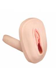 Мастурбатор-вагина с вибрацией и выносным пультом управления REALSTUFF SMOOTH   BALD - Dream Toys - в Димитровграде купить с доставкой