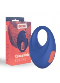 Синее эрекционное кольцо RRRING Casual Date Cock Ring - FeelzToys - в Димитровграде купить с доставкой