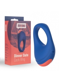 Синее эрекционное кольцо RRRING Dinner Date Cock Ring - FeelzToys - в Димитровграде купить с доставкой