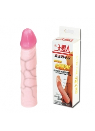 Удлиняющая насадка на пенис Deep Love - 21,5 см. - Baile - в Димитровграде купить с доставкой