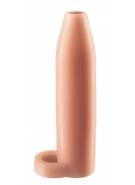 Насадка-расширитель с кольцом для подхвата мошонки Real Feel Enhancer - 14 см. - Pipedream - в Димитровграде купить с доставкой