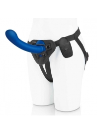 Синяя насадка Remote Control P-Spot G-Spot с черными трусиками - 20 см. - Pegasus - купить с доставкой в Димитровграде