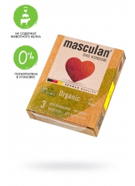 Экологически чистые презервативы Masculan Organic - 3 шт. - Masculan - купить с доставкой в Димитровграде