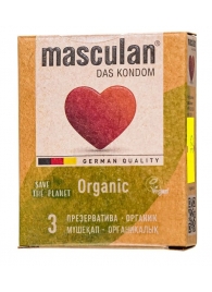 Экологически чистые презервативы Masculan Organic - 3 шт. - Masculan - купить с доставкой в Димитровграде