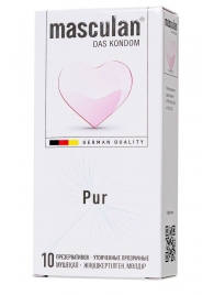 Супертонкие презервативы Masculan Pur - 10 шт. - Masculan - купить с доставкой в Димитровграде
