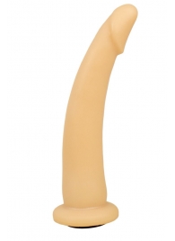 Телесная гладкая насадка-фаллоимитатор Harness - 20 см. - LOVETOY (А-Полимер) - купить с доставкой в Димитровграде