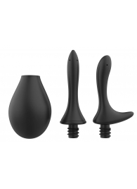 Черный анальный душ Nexus Anal Douche Set с 2 сменными насадками - Nexus Range - купить с доставкой в Димитровграде