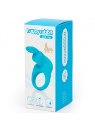 Голубое эрекционное виброкольцо Happy Rabbit Rechargeable Rabbit Cock Ring - Happy Rabbit - в Димитровграде купить с доставкой