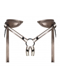 Бронзовый пояс для насадок Desirous Harness - Strap-on-me - купить с доставкой в Димитровграде