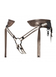 Бронзовый пояс для насадок Desirous Harness - Strap-on-me - купить с доставкой в Димитровграде