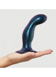 Темно-синяя насадка Strap-On-Me Dildo Plug Snaky size M - Strap-on-me - купить с доставкой в Димитровграде