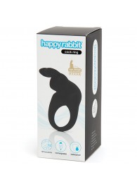 Черное эрекционное виброкольцо Happy Rabbit Rechargeable Rabbit Cock Ring - Happy Rabbit - в Димитровграде купить с доставкой