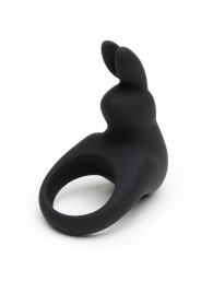 Черное эрекционное виброкольцо Happy Rabbit Rechargeable Rabbit Cock Ring - Happy Rabbit - в Димитровграде купить с доставкой