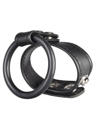 Двойное кольцо выносливости на пенис DUAL STAMINA RING - BlueLine - в Димитровграде купить с доставкой