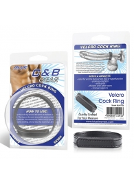 Кольцо на пенис из искусственной кожи на липучке VELCRO COCK RING - 5 см. - BlueLine - в Димитровграде купить с доставкой