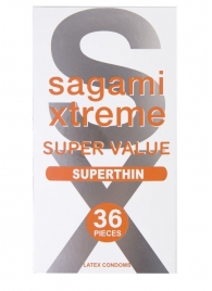 Ультратонкие презервативы Sagami Xtreme Superthin - 36 шт. - Sagami - купить с доставкой в Димитровграде