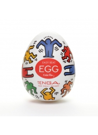 Мастурбатор-яйцо Keith Haring EGG DANCE - Tenga - в Димитровграде купить с доставкой