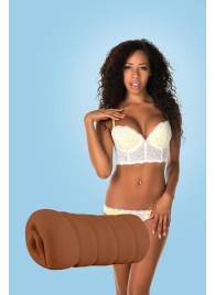 Коричневый мастурбатор-вагина BRIANNA - Dream Toys - в Димитровграде купить с доставкой