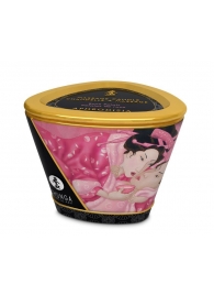Массажная свеча Rose Petals с ароматом розы - 170 мл. - Shunga - купить с доставкой в Димитровграде