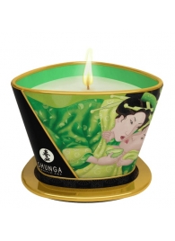 Массажная свеча Exotic Green Tea с ароматом зелёного чая - 170 мл. - Shunga - купить с доставкой в Димитровграде