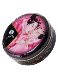 Массажная свеча Rose Petals с ароматом розы - 30 мл. - Shunga - купить с доставкой в Димитровграде