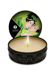 Массажная свеча Exotic Green Tea с ароматом зелёного чая - 30 мл. - Shunga - купить с доставкой в Димитровграде