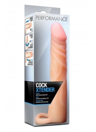 Телесная насадка на пенис Cock Xtender - 17,7 см. - Blush Novelties - в Димитровграде купить с доставкой