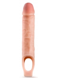 Телесная насадка на пенис 10 Inch Cock Sheath Extender - 25 см. - Blush Novelties - в Димитровграде купить с доставкой