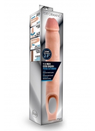 Телесная насадка на пенис 11.5 Inch Cock Sheath Penis Extender - 29,2 см. - Blush Novelties - в Димитровграде купить с доставкой