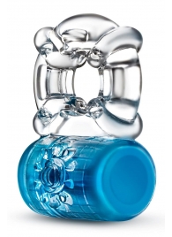 Синее эрекционное виброкольцо Pleaser Rechargeable C-Ring - Blush Novelties - в Димитровграде купить с доставкой