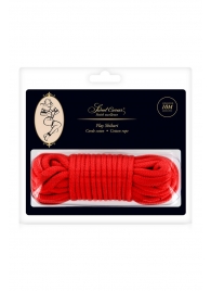 Красная веревка для фиксации - 10 м. - Sweet Caress - купить с доставкой в Димитровграде