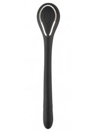Черный гибкий уретральный стимулятор с вибрацией Vibrating Bendable Dilator - 13,5 см. - Orion - купить с доставкой в Димитровграде