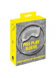 Прозрачная насадка на пенис Piss Play Sleeve для игр с мочеиспусканием - Orion - купить с доставкой в Димитровграде