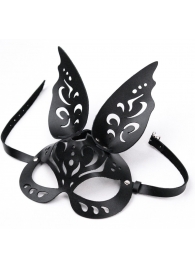 Черная ажурная маска  Зайка  с ушками - Crazy Handmade - купить с доставкой в Димитровграде