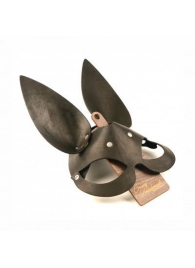 Черная гладкая маска  Зайка  с длинными ушками - Crazy Handmade - купить с доставкой в Димитровграде