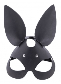 Черная гладкая маска  Зайка  с длинными ушками - Crazy Handmade - купить с доставкой в Димитровграде