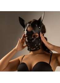 Черная маска  Собака  с ушками - Crazy Handmade - купить с доставкой в Димитровграде