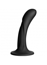 Черная изогнутая насадка Vac-U-Lock G-Spot - 16,5 см. - Doc Johnson - купить с доставкой в Димитровграде