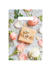 Полиэтиленовый пакет  Подарочек  с вырубной усиленной ручкой - 20 х 30 см. - Сима-Ленд - купить с доставкой в Димитровграде