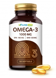 Пищевая добавка SuperCaps OMEGA-3 - 50 капсул (1000 мг) - SuperCaps - купить с доставкой в Димитровграде
