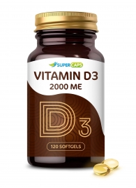 Пищевая добавка SuperCaps VITAMIN D3 2000 ME - 120 капсул - SuperCaps - купить с доставкой в Димитровграде
