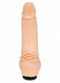Телесная насадка-фаллос с шипами для массажа клитора - 17,8 см. - LOVETOY (А-Полимер) - купить с доставкой в Димитровграде