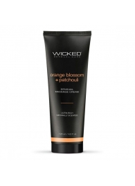 Массажный легкий крем WICKED Orange Blossom plus Patchouli - 120 мл. - Wicked - купить с доставкой в Димитровграде