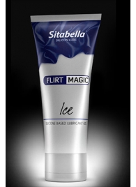Силиконовая гель-смазка FLIRT MAGIC Ice с лёгким пролонгирующим эффектом - 75 мл. - Sitabella - купить с доставкой в Димитровграде