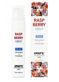 Возбуждающий гель Raspberry Mint с ароматом малины и мяты - 15 мл. - Exsens - купить с доставкой в Димитровграде