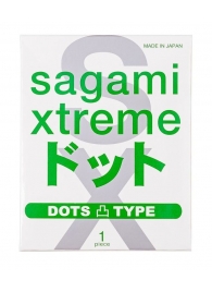 Презерватив Sagami Xtreme Type-E с точками - 1 шт. - Sagami - купить с доставкой в Димитровграде
